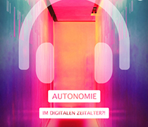 Grafik Podcast zur Ringvorlesung Autonomie im digitalen Zeitalter